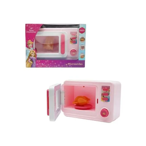 Microondas con luz y sonido a pila en caja 23x16.5x11 cm