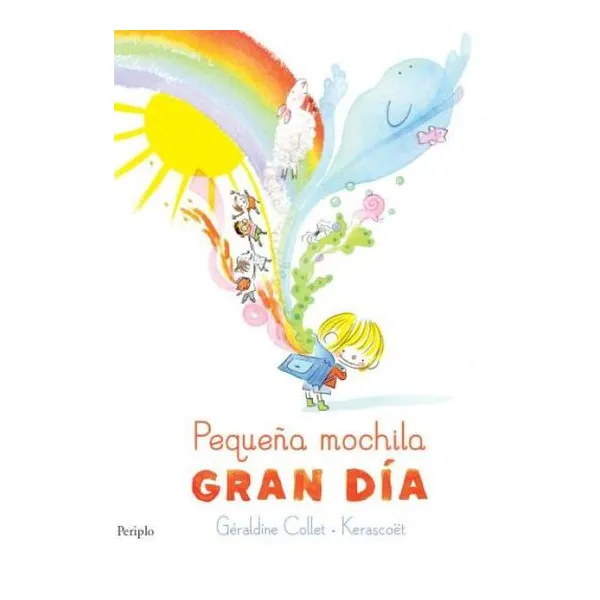 Pequeña mochila. gran día