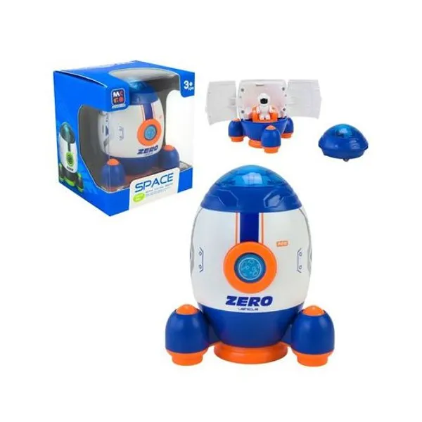 Nave espacial con astronauta en caja 10.5x12x10 cm