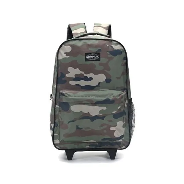 Mochila 17" con carro print camuflado goodpak