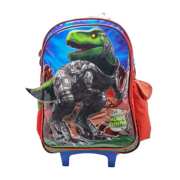 Mochila mundo dinos con carro 18"/23,5 l.