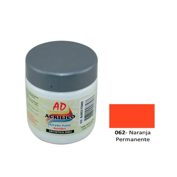Acrílico ad decorat.200 ml062- naranja perm