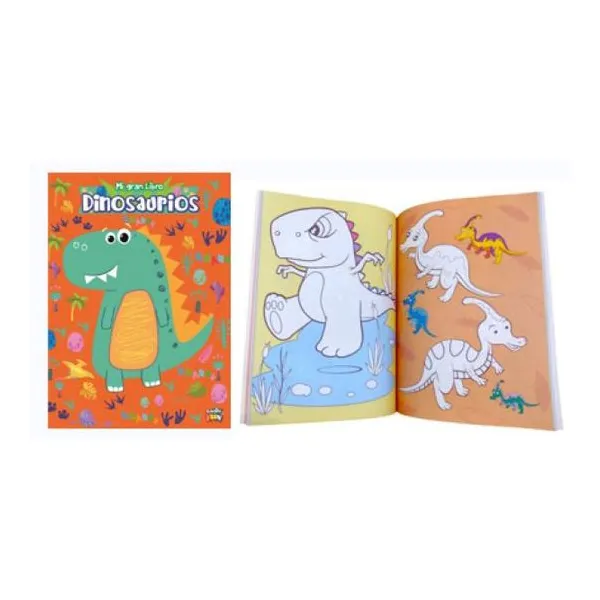 Mi gran libro dinosaurios 64 pag. tapa blanda 28×20 cm