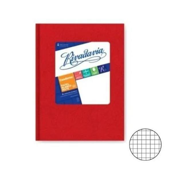Cuaderno 16x21 cuadriculado t/d araña rojo 98h rivada