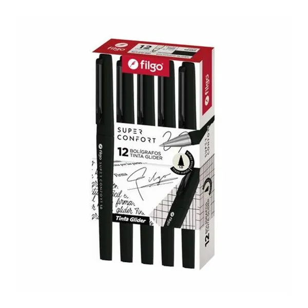 Bolígrafo tinta glider super confort 0.7 mm caja x12 unidades
