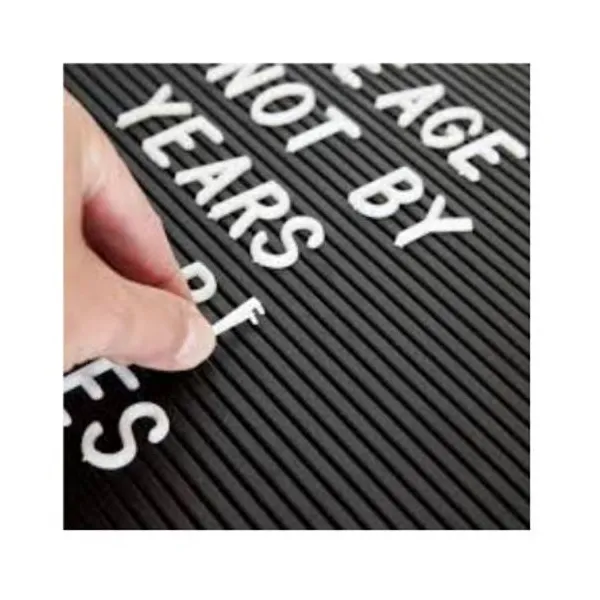 Set de letras y números f.g.60 mmpara pizarras