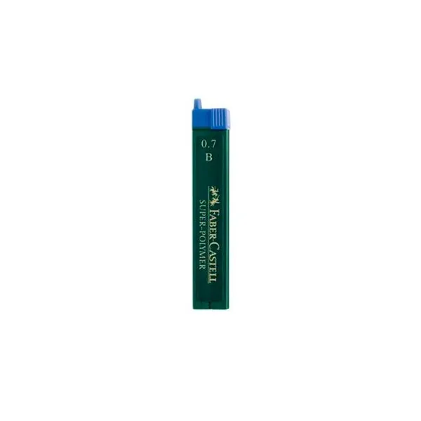 Minas de grafito 0.7 mm b caja x12 faber