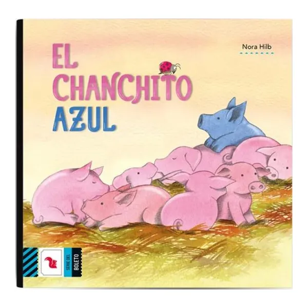 El chanchito azul 20 20 cm (imprenta mayuscula)