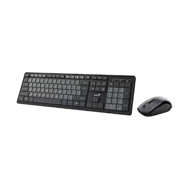 Teclado + mouse genius km-8200 inalambrico dual color