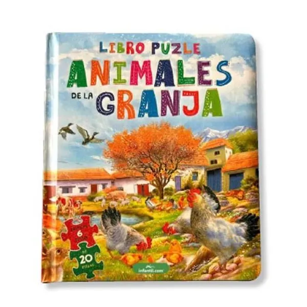 Libro puzle gigante - animales de la granja