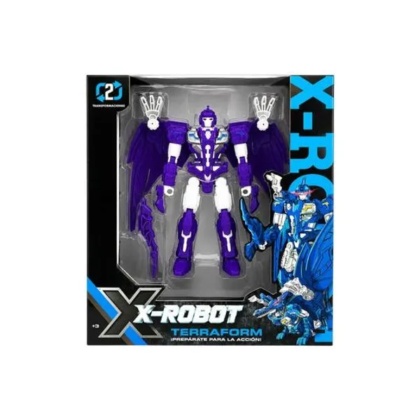 Robot transformer dinosaurio en caja 25x29x8 cm modelos surtidos