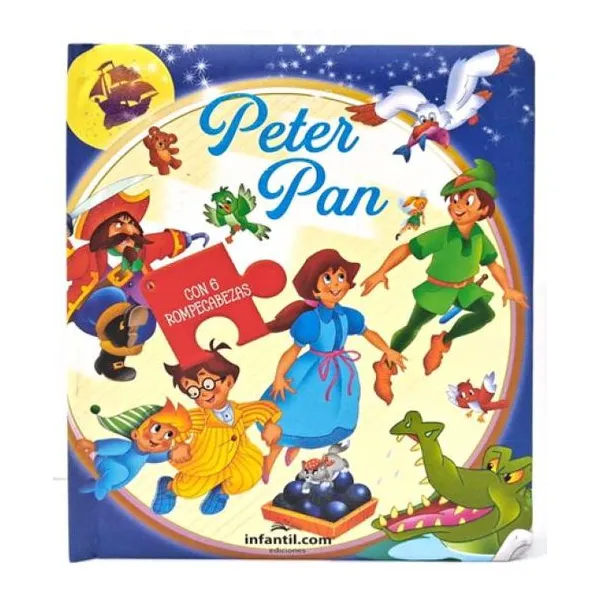 Leo y armo rompecabezas - peter pan