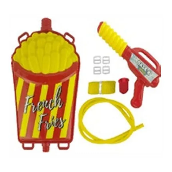 Mochila de agua papas fritas 26 x17 x6 cm