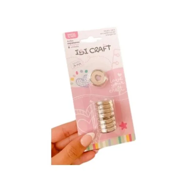 Discos de expansion ibi craft corazón 24 mmplata