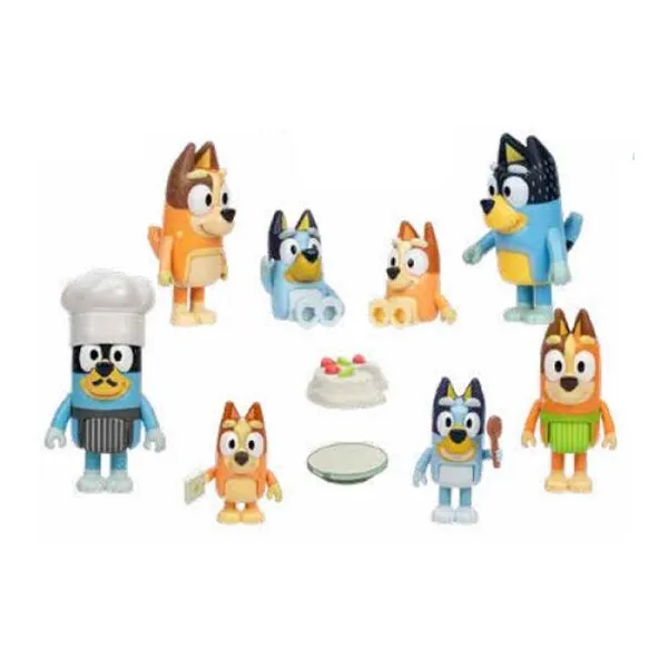 Bluey 4 figure pack