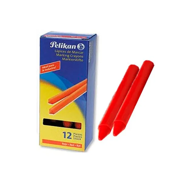 Lápices de cera Pelikan 762 x12 unid.rojo