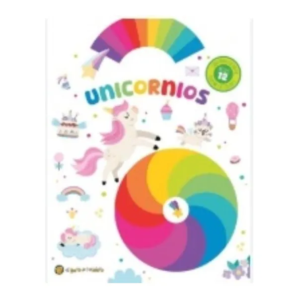 Unicornios. molinete colorido