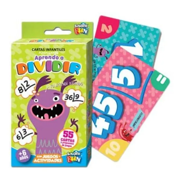 Cl-114 cartas educativas aprendo a dividir