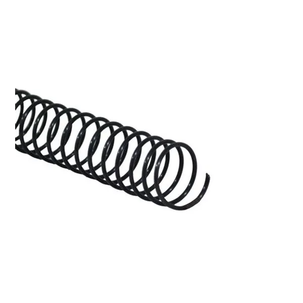 Espiral 25 mm negro bolsa x20 unidades