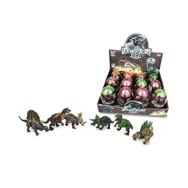 Dinosaurio para armar en huevo 5.5x8.5 cm x unidad modelos surtidos