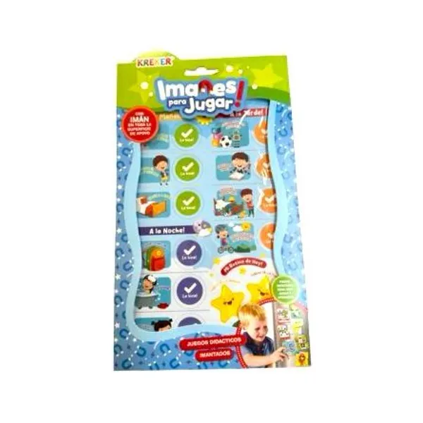Imagenes para jugar Kreker mis rutinas magnetico 24 piezas