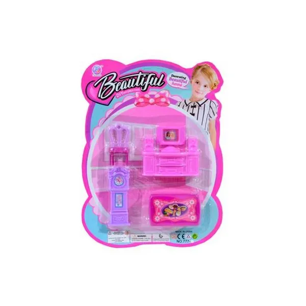 Set de muebles 4pzs en blister 27x21x3 cm