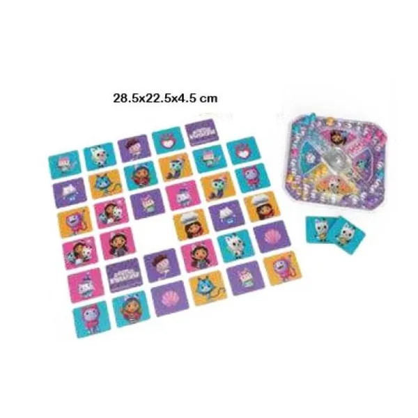 Spin master juego memotest + ludo de gabby