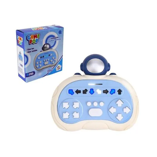 Juego de ritmo game pop con luz y sonido a pila en caja 13x14x4.5 cm