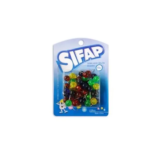 Señalador Sifap bolita chico bl.x 60 unid.