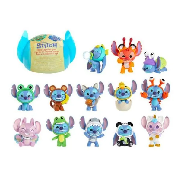 Disney - capsula sorpresa 8 cm - Stitch goes wild