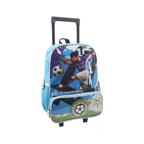 Mochila 16" con carro fútbol x unidad modelos surtidos lsyd