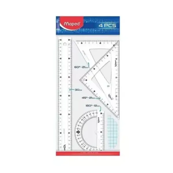Set geometria Maped essentials 242 30 cmx 4 piezas