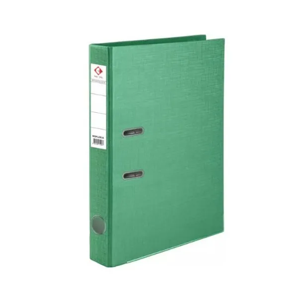 Bibliorato forrado pvc a4 metalizado verde l/angosto 50 mm