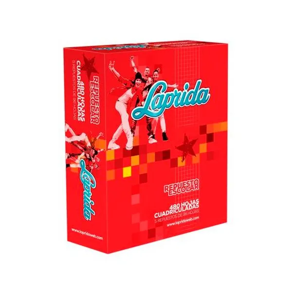 Repuesto carta cuadriculado 480h Laprida