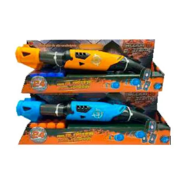 Pistola lanza bolitas dobles