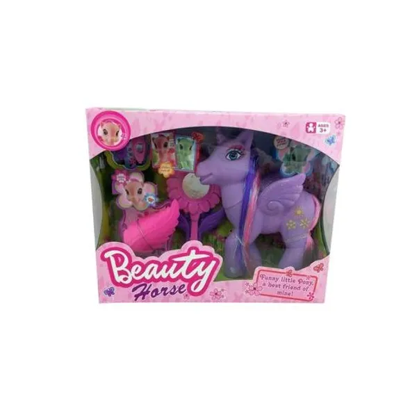 Pony con accesorios en caja 25x20x6 cm