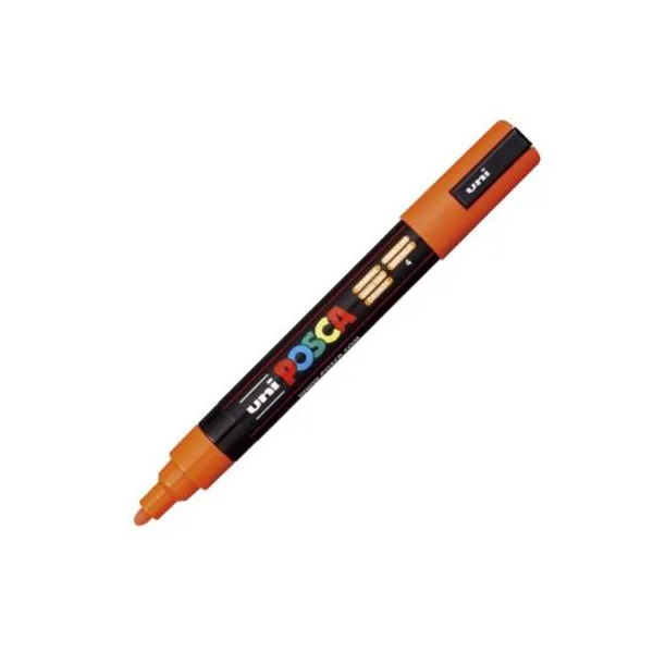 Marcador Uni posca al agua para g.naranja