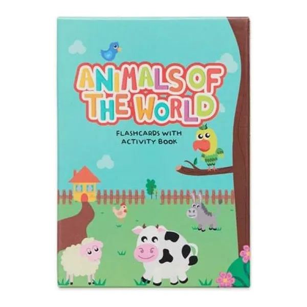 Animals of the world - flashcards with activity book