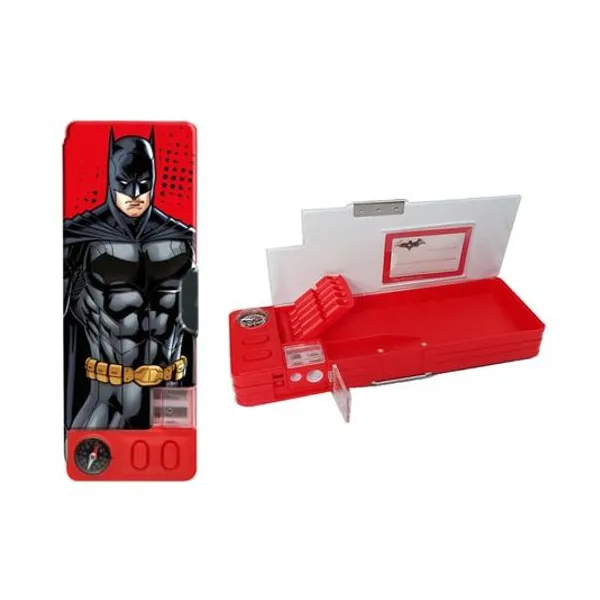 Cartuchera mecanica con imán batman 9x24x3 cm Cresko