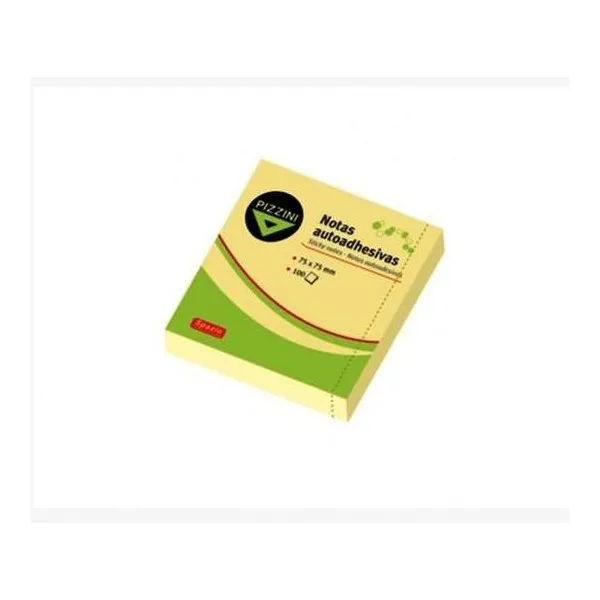 Notas autoadhesivas 75x75 mm 100 hojas Pizzini - na
