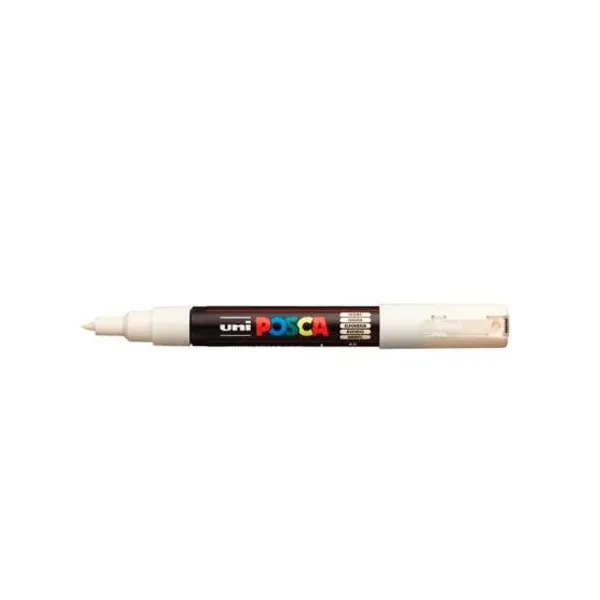 Marcador Uni posca al agua para extra fina marfil