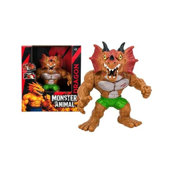 Dragon articulado monster animals 15 cm en caja 16x18.5x7.5 cm