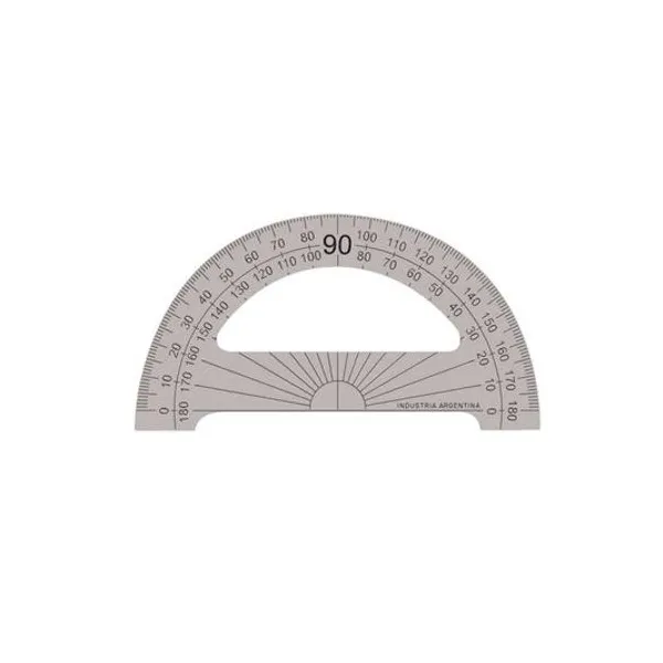 Transportador 180ºx10 cm x1 unidad Pizzini