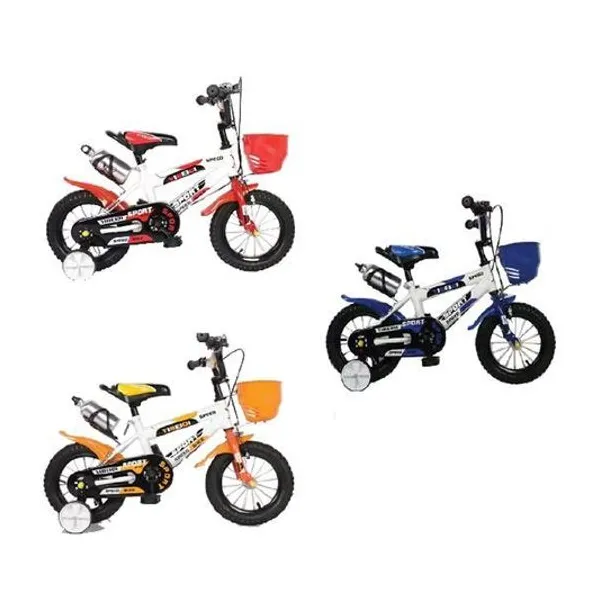Bicicleta rodado 12 con rueditas raptor color surtido