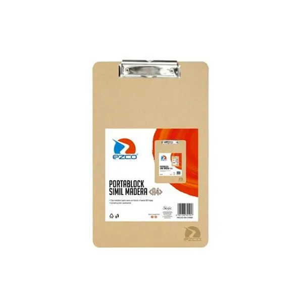 Portablock a4 simil madera Ezco