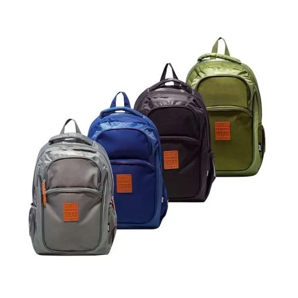 Mochila 18" espalda street wear lisa x1 surtido