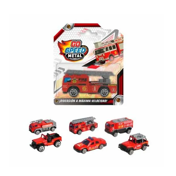 Camión bombero metal de colección 8 cm 11x13 x unidad modelos surtidos