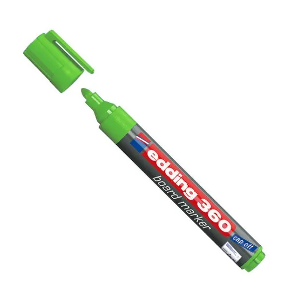 Marcador Edding e 360 para pizarra para red.verde con plast.