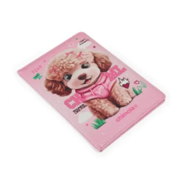 Libreta a5 glitter dog poodle