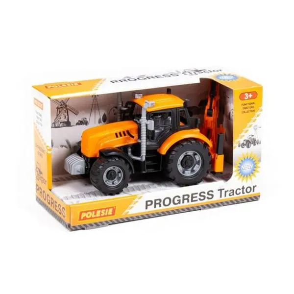Progress friction powered excavator, orange (box)